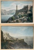 Unknown artist, mid-19th century, 2 motifs from Elba