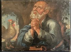 St. Peter with the cock and key
