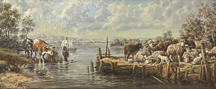 River and lake landscape