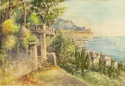 Mediterrane Küste in Monte Carlo