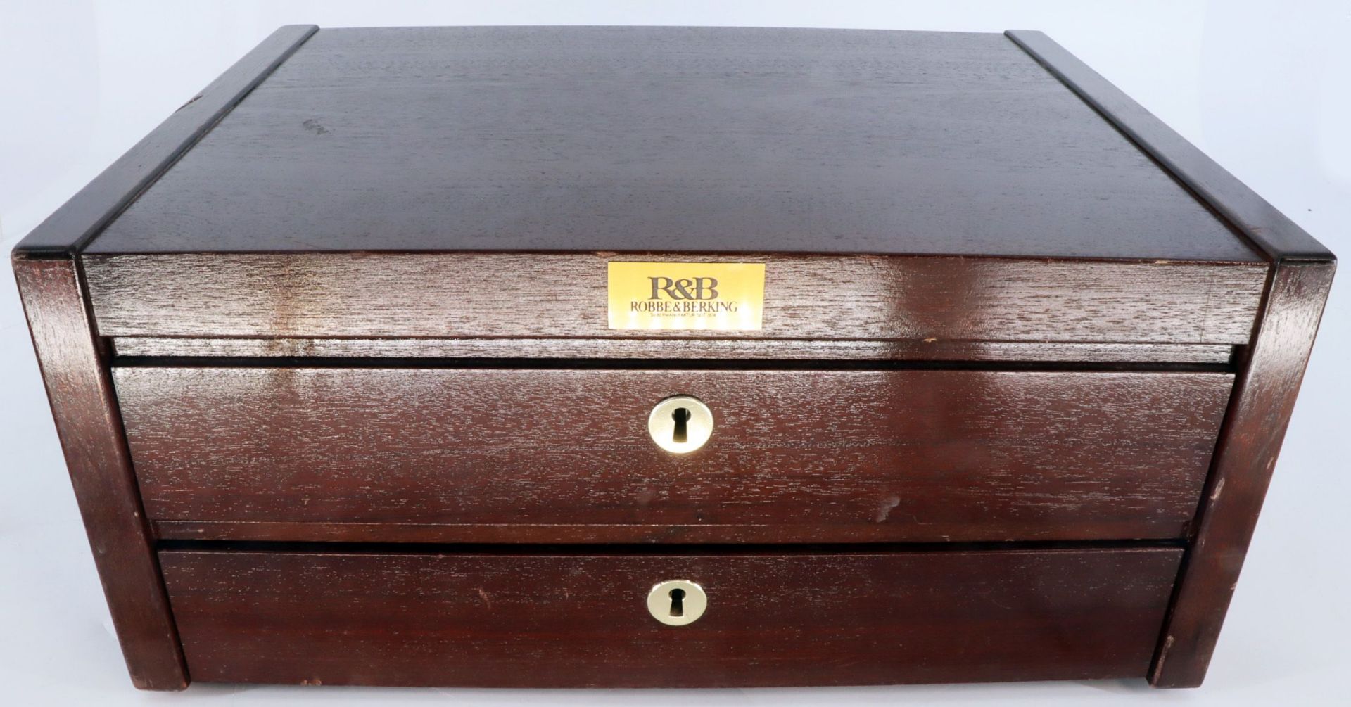 Robbe & Berking Silver Cutlery in a Case - Bild 10 aus 27