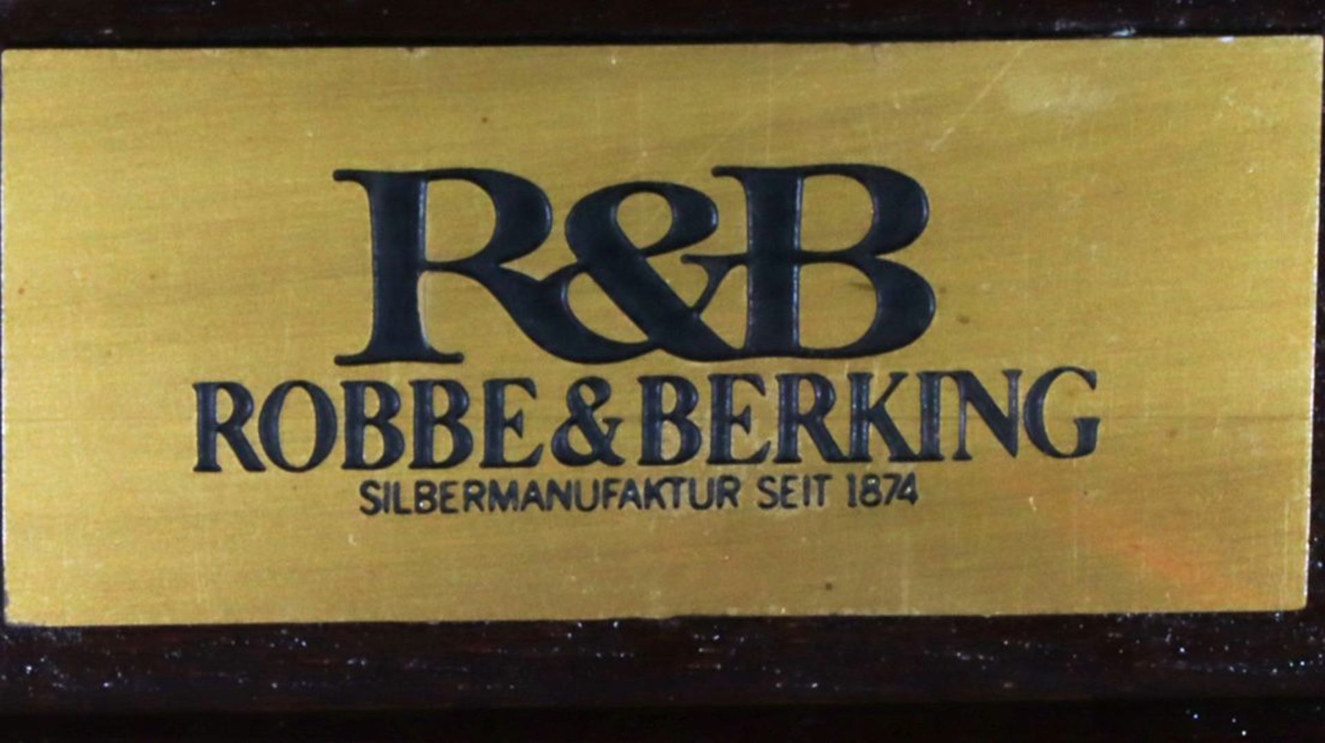 Robbe & Berking Silver Cutlery in a Case - Bild 4 aus 27