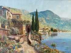 ARNEGGER. Italienische Küstenlandschaft
