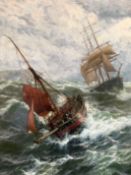 MILES, Segelschiffe auf rauher See