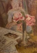 Rostosky. Mädchen hinter Blume