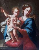Oberitalien, Madonna, 18. Jh., Altersspuren