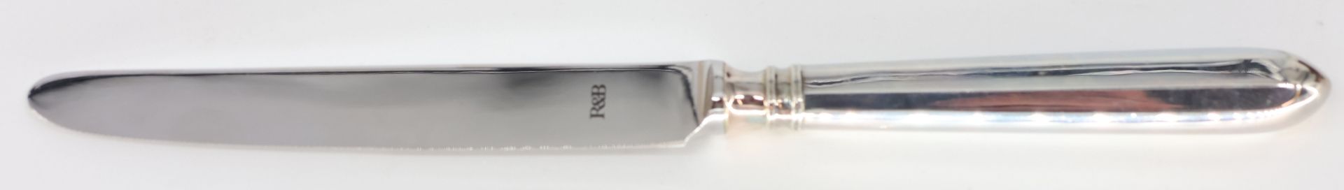 Robbe & Berking Silver Cutlery in a Case - Bild 12 aus 27
