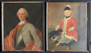 Isaac JUNCKER (1727–1789, Frankfurt), Two portraits