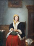 C. Bisshop? Young Woman Doing Handwork