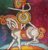Jan BAUCH (1898–1995), Circus Horse with dancer