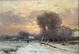 Louis APOL (1850–1936), Snow-Covered Landscape