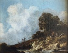 Unknown Dutch artist, 17th century, Rest on a Hill