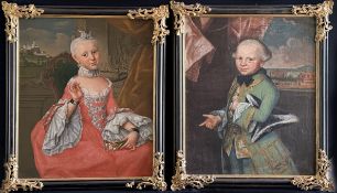 Christoph Nikolaus KLEEMANN (1737–1797), 2 portraits