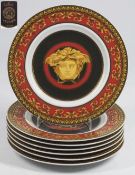 Brotteller "Medusa", VERSACE für Rosenthal. 6er Satz.