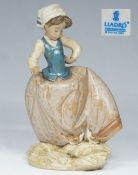 Sharing the Harvest. Lladro, Valencia/Spain. Modellnummer 2179. .Entwurf von José Puche, 1998.