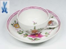 Moccatasse, Untertasse. MEISSEN, 19. Jahrhundert.