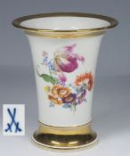 Trompetenvase, MEISSEN, 20. Jahrhundert, 1. Wahl.