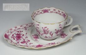 Tasse auf Untertasse. Stadt Meissen.