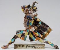 Harlekin im venezianischen Kostüm.