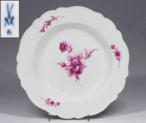 Suppenteller, MEISSEN Marcolini, 1774 - 1817.