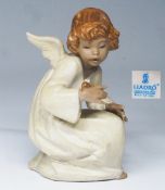 Figurengruppe Engel mit Schnecke. Lladro, Valencia/Spain. Modellentwurf um 1991