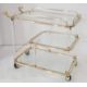 Rollender Servierwagen aus Messing und Glas. Vintage, Italien. - Bild 3 aus 5