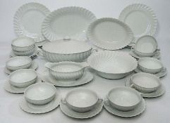 Speiseservice, Haviland/Limoges/France, für 6 Personen.