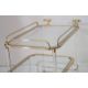 Rollender Servierwagen aus Messing und Glas. Vintage, Italien. - Bild 4 aus 5