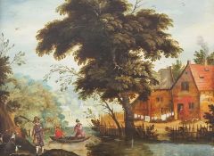 Flämische Barockmalerei, wohl 17. Jahrhundert.