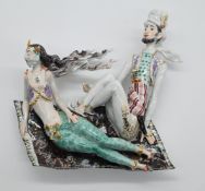 1 Wandrelief MEISSEN „Fliegender Teppich“,