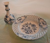 2 Teile Porzellan MEISSEN "Zwiebelmuster"