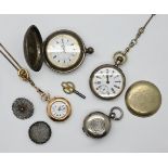 1 Damentaschenuhr um 1900 (1 Deckel Gold) 