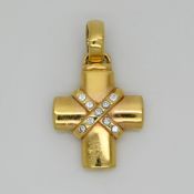 1 Anhänger ungest./wohl GG 14ct.