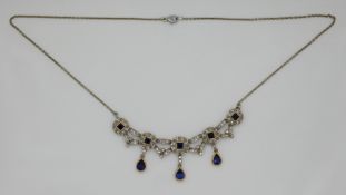 1 Collier Verschluss gest. 585 (WG)