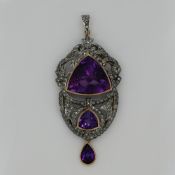 1 Anhänger undeutl. gest. 750/wohl vollständig GG 18ct.