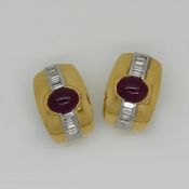 1 Paar Ohrsteckerclips GG 18ct.