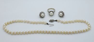 1 Damenring WG 18ct.