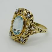 1 Damenring GG 14ct.