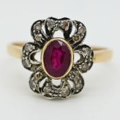 1 Damenring GG 18ct.