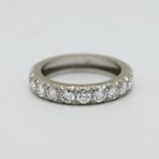 1 Damenring WG 18ct. gest. CB