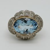 1 Damenring ungest./wohl GG 18ct.