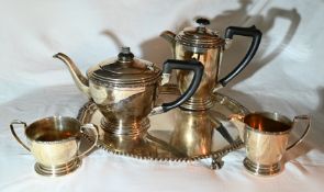 1 Kaffee-/Teekern Silber 925, besch., Asp.