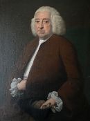 1 Barock-Portrait 18. Jh, „Adliger“ rest., verg. Stuckrahmen,