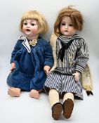 2 Porzellankopfpuppen: