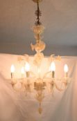 1 Glasleuchter wohl Murano,