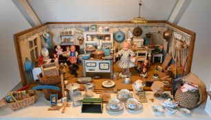 1 Puppenstube wohl 1950er Jahre,