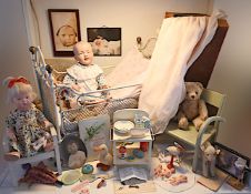 1 Sammlung Puppen und Zubehör laut Beizettel:
