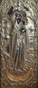 1 Ikone mit Messing-Oklad, „Madonna“