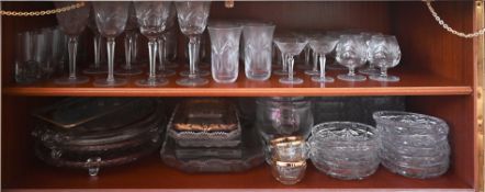 1 Posten Glas divers, z.T. mit Goldrand, Asp.