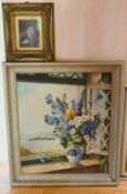 1 Konvolut Ölbilder, Aquarelle, Graphik z.T. sign. Karl Dörrfuß, Hohmann Norimbergensis 18. Jh., u.a